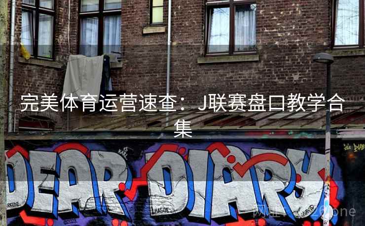 完美体育运营速查:J联赛盘口教学合集 完美体育运营速查:J联赛盘口教学合集