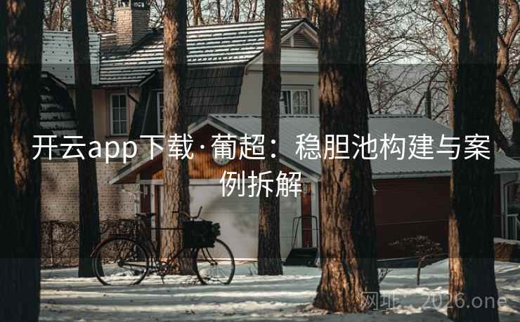 开云app下载·葡超：稳胆池构建与案例拆解